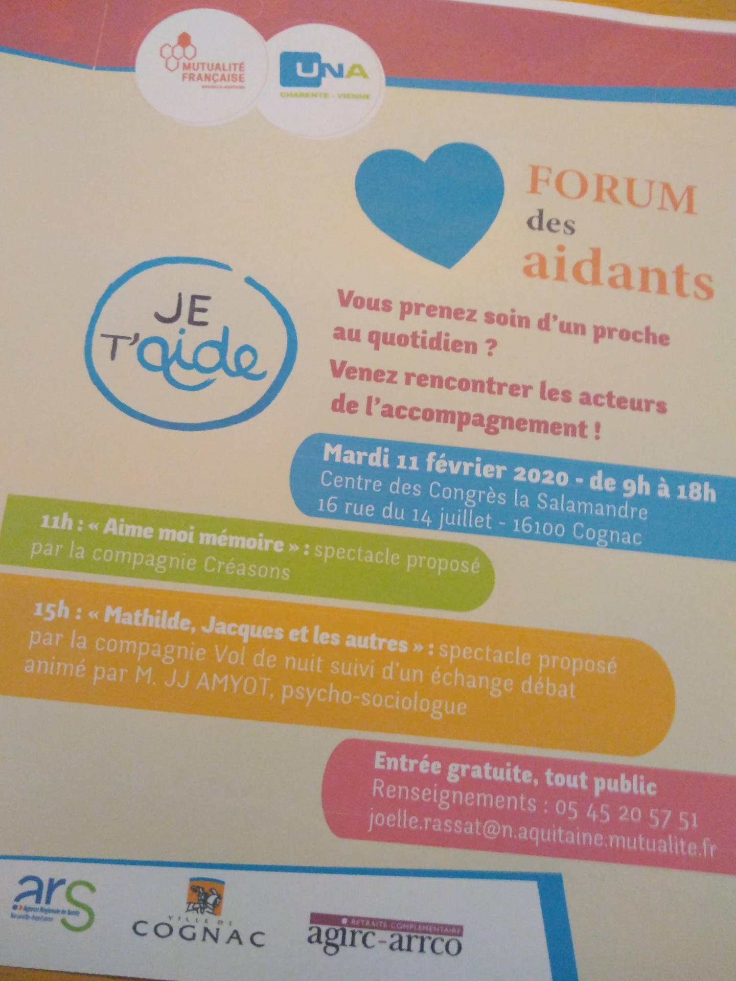 Forum aidants cognac